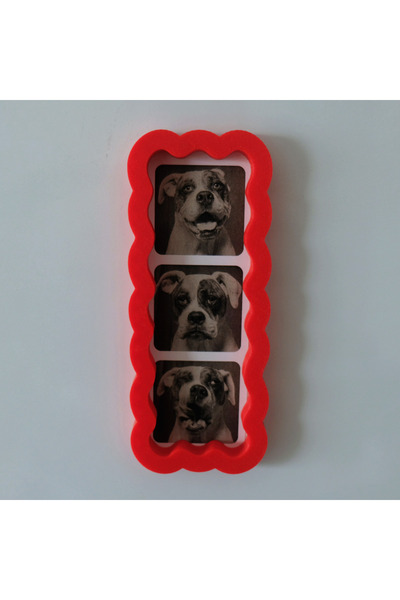 ZarZor Dalga Photobooth Mıknatıslı Fotoğraf Çerçevesi Buzdolabı Magneti