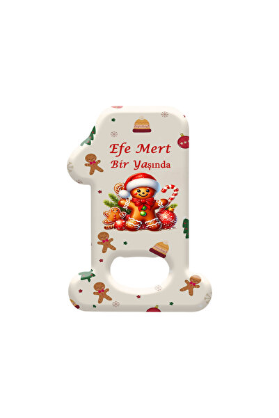 BFM DİJİTAL BASKI ÜRÜNLERİ Kişiye Özel İsimli Kurabiye Adam Temalı Bir Yaş Ma...