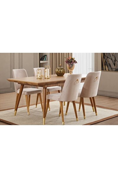 AYDINEV PABLO YEMEK MASASI+6 ADET SANDALYE