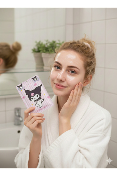 burjalmodah قطعتان من ماسك كرومي للوجه لترطيب ونعومة البشرة