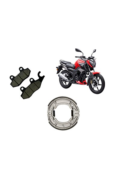 MOTOHANE TVS Raider 125 Ön - Arka Fren Disk Balatası Takımı