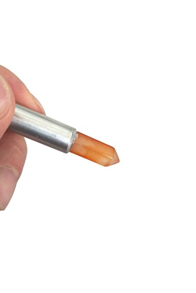 Sanathobi ختم نقش الأحجار الكريمة على شكل مسمار، مصنوع من خشب الجوجي، مطلي بالذهب، مصغر، خط، تشكيل الطين - قطعة واحدة