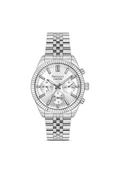 Ferrucci ساعة يد رجالية FER.03697M.01 بسوار فولاذي