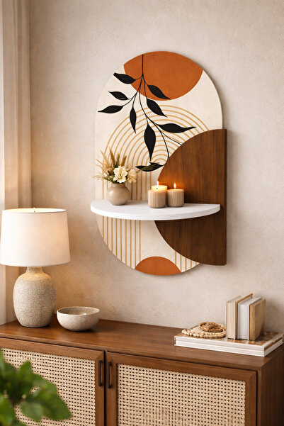 kids town Dekoratif bBohem Duvar Rafı