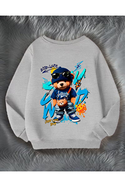 haha Oversized Hoodless Sweatshirt for Children