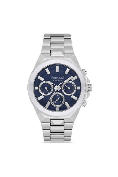 Ferrucci ساعة يد رجالية FER.03647M.02 بسوار فولاذي