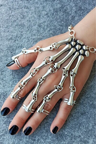 Metal Giyim İskelet Şahmaran El Aksesuarı