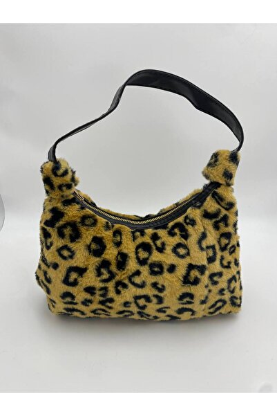 Marvelis Geantă de mână și de umăr din pluș LEYDI pentru femei