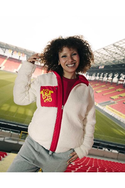 GOZGOZ Göztepe Çift Taraflı Tam Fermuar Peluş Ceket