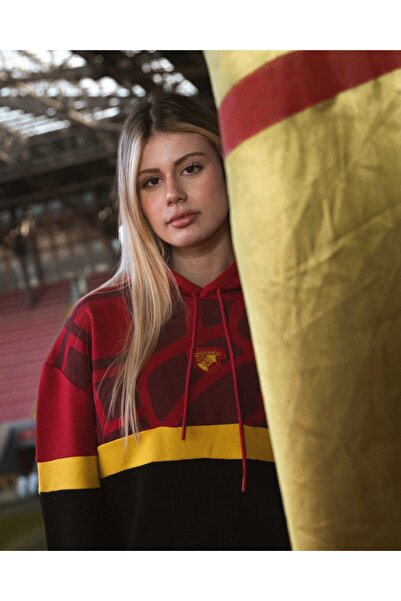 GOZGOZ Göztepe Üç Renk Arma Kapşonlu Sweat