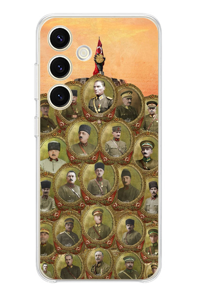 TechTree حافظة سيليكون متوافقة مع هاتف سامسونج جالاكسي S25 من أتاتورك وقادة ا...