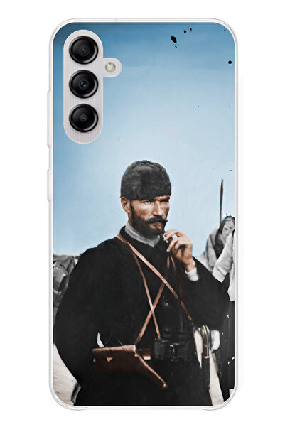 TechTree حافظة سيليكون متوافقة مع هاتف سامسونج جالاكسي A14 من أتاتورك سيهيفيد...