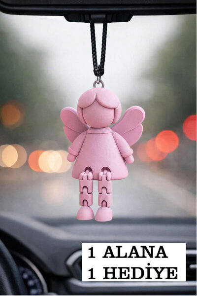expres hediye Guardian Angel Mirror Ornament |   Cute Angel Car Accessory