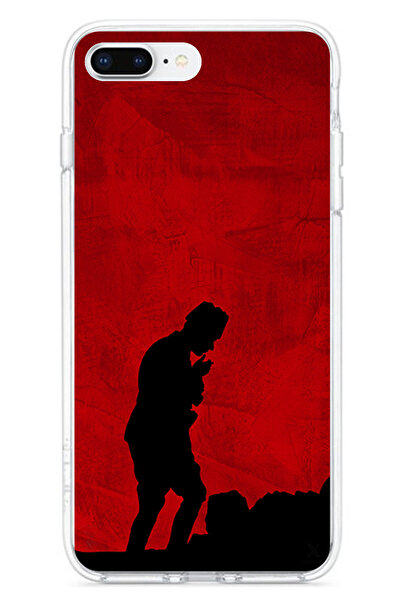 TechTree iPhone 7 Plus-8 Plus Compatible Ataturk Printed Silicone Case with S...