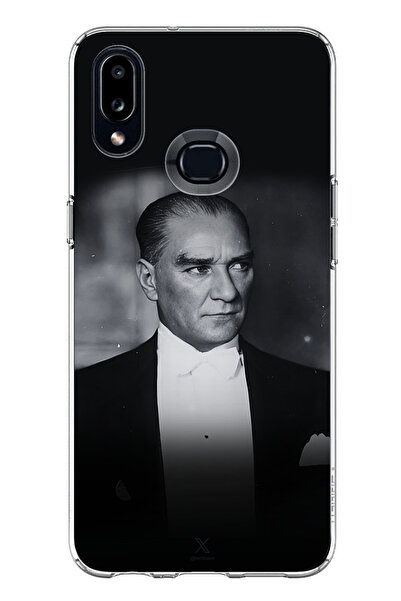 TechTree أناقة ورقيمة متوافقة مع هاتف سامسونج جالاكسي A10S: حافظة سيليكون مطب...