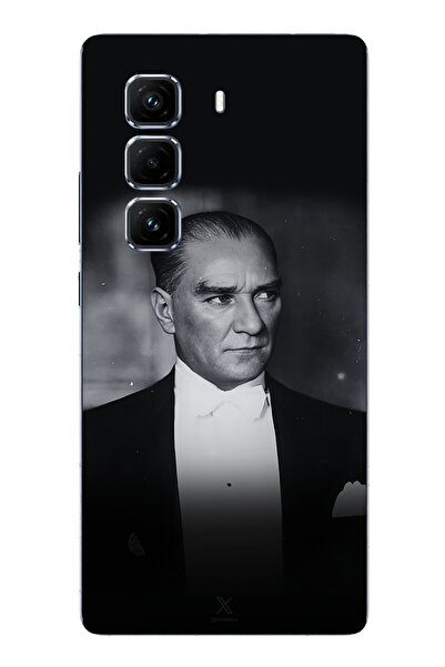 TechTree إنفينيكس هوت 50 برو بلس+ متوافق مع الأناقة والنبل: حافظة سيليكون مطبوع مع تصميم أتاتورك سموكن