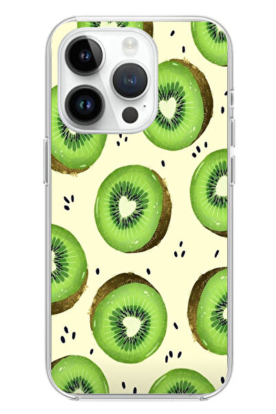 TechTree حافظة سيليكون متوافقة مع هاتف iPhone 14 PRO وشرائح الأفوكادو الخضراء...