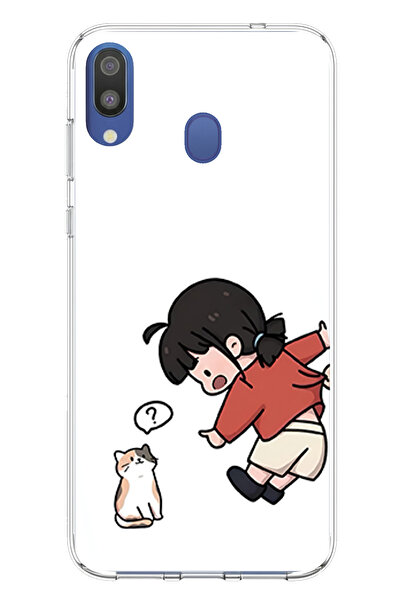 TechTree حافظة سيليكون متوافقة مع هاتف سامسونج جالاكسي M20 - حافظة سيليكون مت...