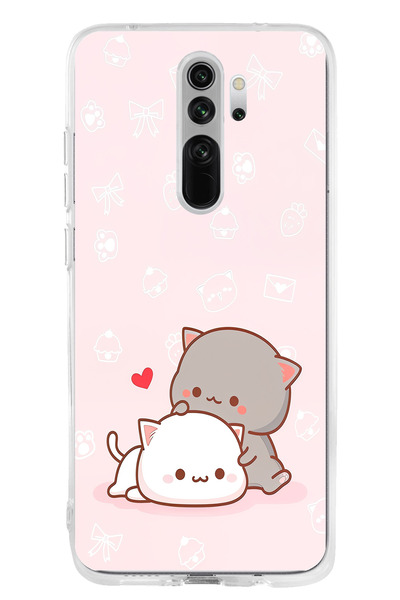 TechTree حافظة سيليكون متوافقة مع هاتف Redmi Note 8 Pro، لطيفة وريموتية، مطبوع