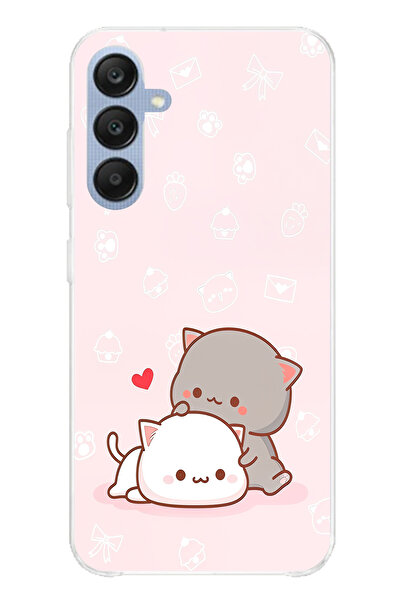 TechTree حافظة سيليكون متوافقة مع هاتف Samsung Galaxy A25، لطيفة وريموتية، مطبوع