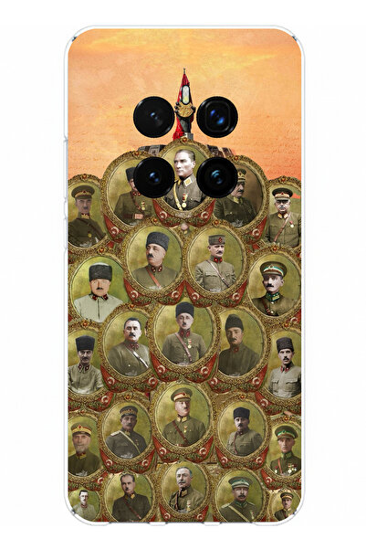 TechTree حافظة سيليكون متوافقة مع هاتف Honor Magic 7 PRO من أتاتورك وقادة حرب...