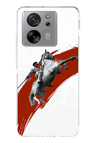 TechTree جراب سيليكون متوافق مع هاتف Xiaomi Mi 13T-13T PRO بتصميم حصان منتفخ ...