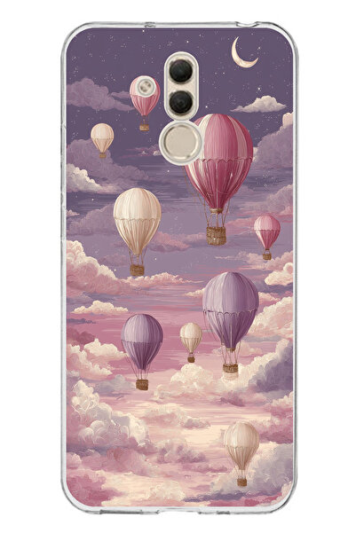 TechTree حافظة سيليكون متوافقة مع هاتف هواوي ميت 20 لايت باللون الأرجواني الس...