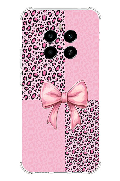 TechTree حافظة سيليكون مطبوع متوافقة مع هاتف Realme 12 4G-12 Plus بنمط الفهد ...