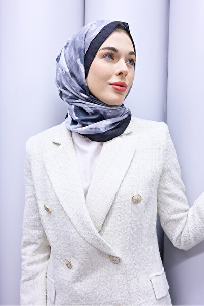 Desenay Scarfs شال كراش بنمط الزهور، شال خفيف الوزن غير قابل للانزلاق، لا يسب...