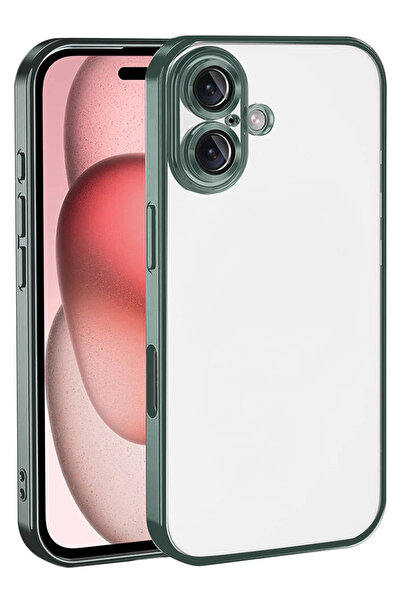 NewFace سيليكون مع عدسة لهاتف ابل ايفون 17 من اس بي تي ار اس (174606) - أخضر