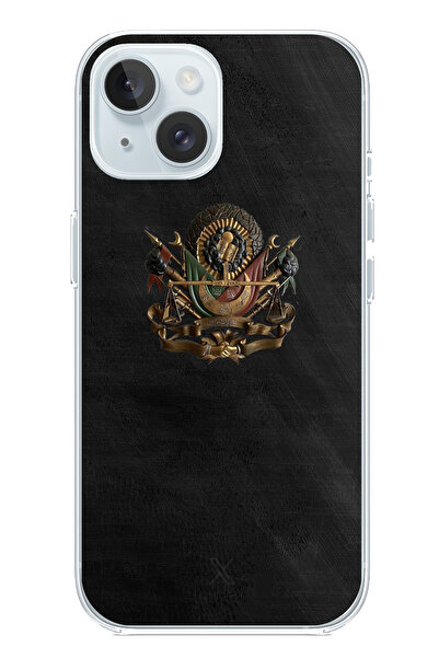 TechTree حافظة سيليكون مطبوع متوافقة مع هاتف iPhone 15 مع تفاصيل التوجراس الع...