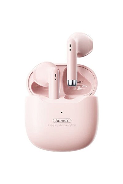 Remax Căști Bluetooth TWS-19 Marshmallow, Capacitate 300mAh, Noise reduction, Roz