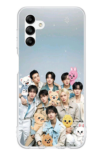 TechTree حافظة سيليكون مطبوع متوافقة مع هاتف سامسونج جالاكسي A04s بتصميم فرقة...