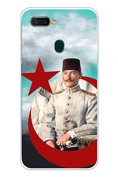 TechTree حافظة سيليكون متوافقة مع هاتف أوبو A5S-AX7-A12، سنوات الشباب أتاتورك...