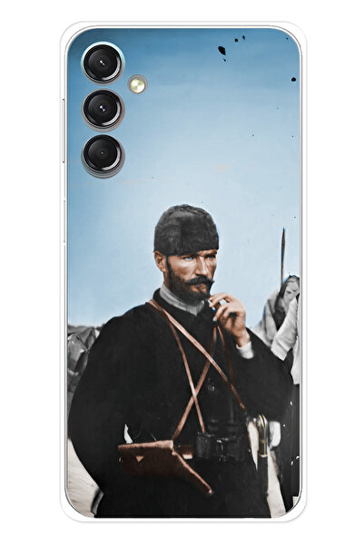 TechTree حافظة سيليكون متوافقة مع هاتف سامسونج جالاكسي A24 من أتاتورك سيهيفيد...