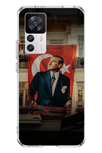 TechTree حافظة سيليكون متوافقة مع هاتف Xiaomi Mi 12T-12T PRO بتفاصيل العلم ال...