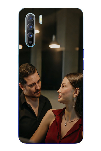 TechTree حافظة سيليكون متوافقة مع هاتف اوبو رينو 3-A91 - اشراف ونيسان مطبوع