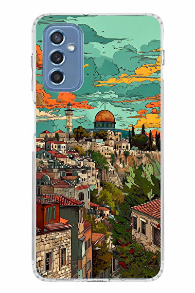 TechTree حافظة سيليكون متوافقة مع هاتف سامسونج جالاكسي M52 من فلسطين الحرة وق...