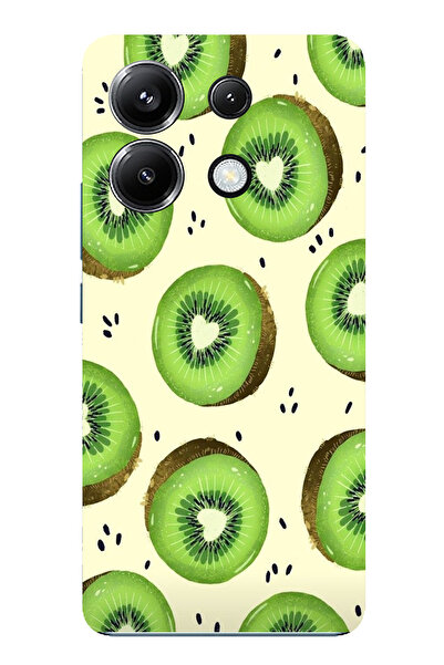 TechTree حافظة سيليكون متوافقة مع Poco X6 PRO وشرائح الأفوكادو الخضراء وقلب ا...