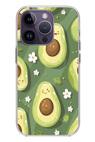 TechTree حافظة سيليكون متوافقة مع هاتف iPhone 14 PRO MAX ذات خلفية خضراء لطيف...