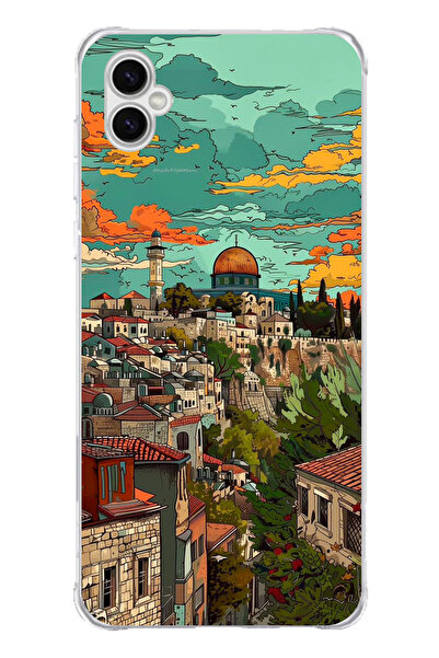 TechTree حافظة سيليكون متوافقة مع هاتف سامسونج جالاكسي A04 من فلسطين الحرة وق...