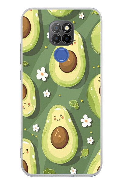 TechTree حافظة سيليكون من جينرال موبايل GM 20 متوافقة مع اللون الأخضر اللطيف والأفوكادو مطبوع