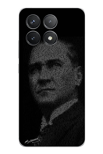 TechTree حافظة سيليكون متوافقة مع POCO F6 PRO مكتوب عليها Hitabe للشباب وصورة...