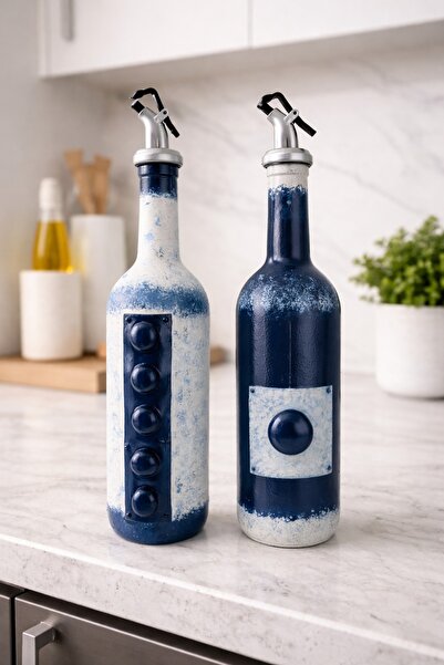 aSSa El Boyaması Limon & Sirkelik & Cam yağdamlık seti Mutfak dekorasyonu & H...