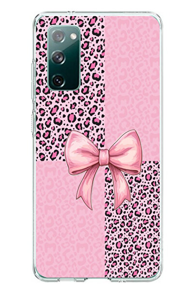 TechTree حافظة سيليكون متوافقة مع هاتف سامسونج جالاكسي S20 FE بنمط الفهد الور...