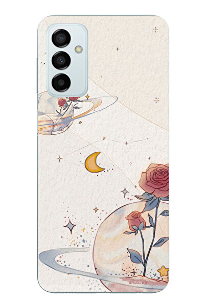 TechTree حافظة سيليكون متوافقة مع هاتف سامسونج جالاكسي M14، بتصميم كوكب ونجمة...