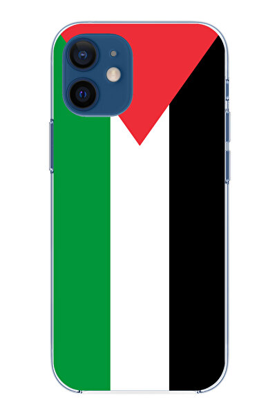 TechTree iPhone 12 Mini Compatible Palestine Flag Printed Silicone Case