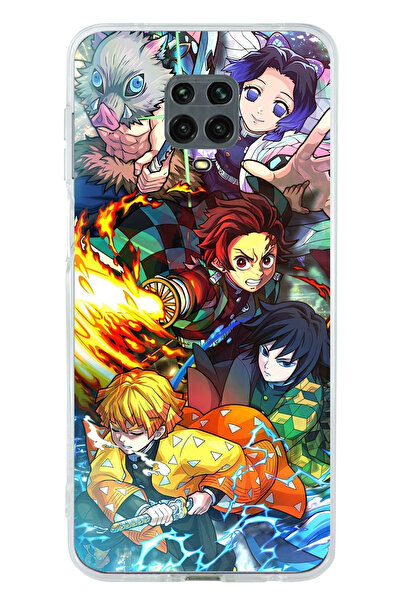 TechTree Redmi Note 9 Pro-9S Compatible Demon Slayer Legend: Demon Slayers B Printed Silicone Case