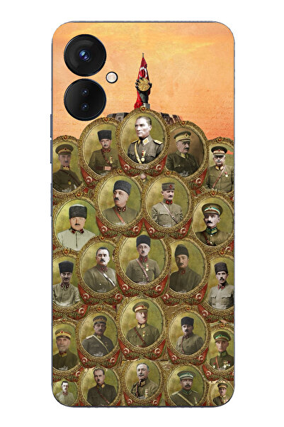 TechTree حافظة سيليكون متوافقة مع هاتف Tecno Spark 9 Pro من أتاتورك وقادة الح...