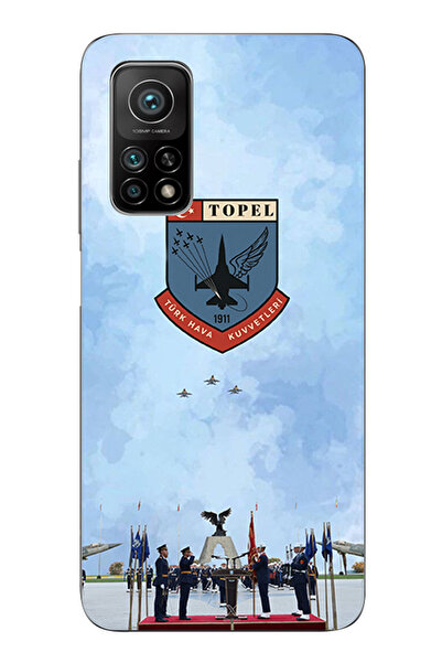 TechTree حافظة سيليكون متوافقة مع القوات الجوية التركية مطبوع لهاتف Xiaomi Mi...